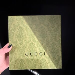Gucci Olive Green Embossed Box